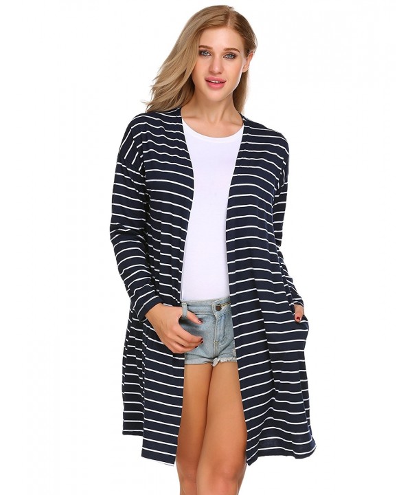 ELESOL Womens Sleeves Boyfriend Cardigan