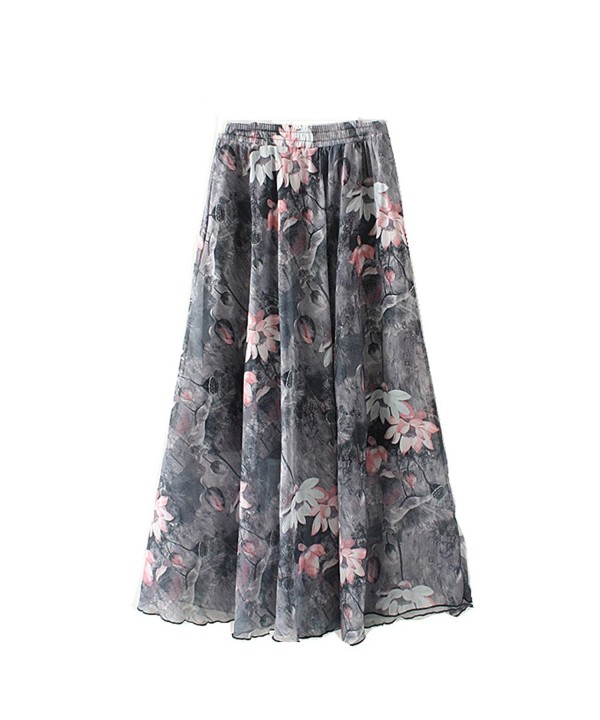 Eleter Girls Chiffon Skirt Grey1