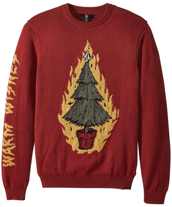 Volcom Mens Christmas Light Sweater