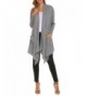 Bifast Womens Ruched Sleeve Cardigan