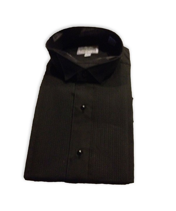 Broadway Tuxmakers Collar Pintuck Pleats