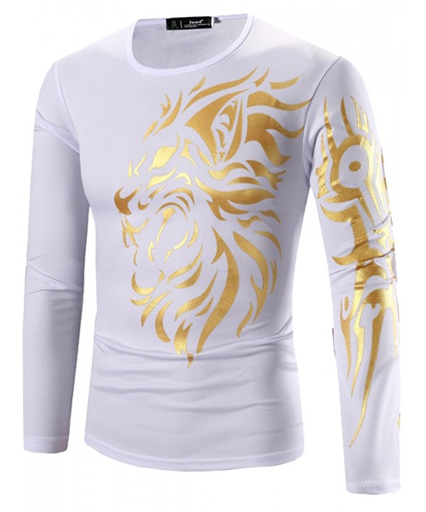 MODLFINE Fashion Printing Sleeve T Shirt