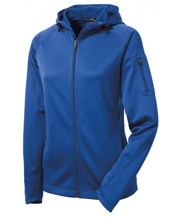 Sport Tek Ladies Fleece Full Zip Hooded