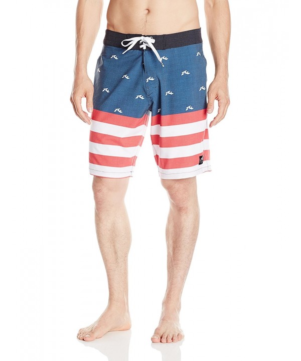 Rusty Mens Stars Boardshort Navy