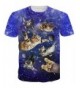 HWHColor Galaxy Sleeve T Shirt Graphic