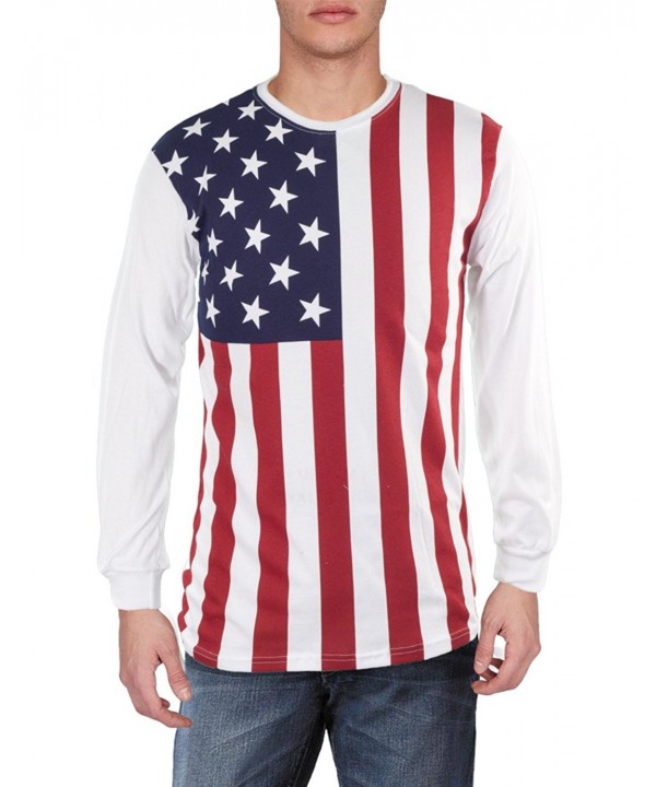 Mens Flag Sleeve Shirt X Large