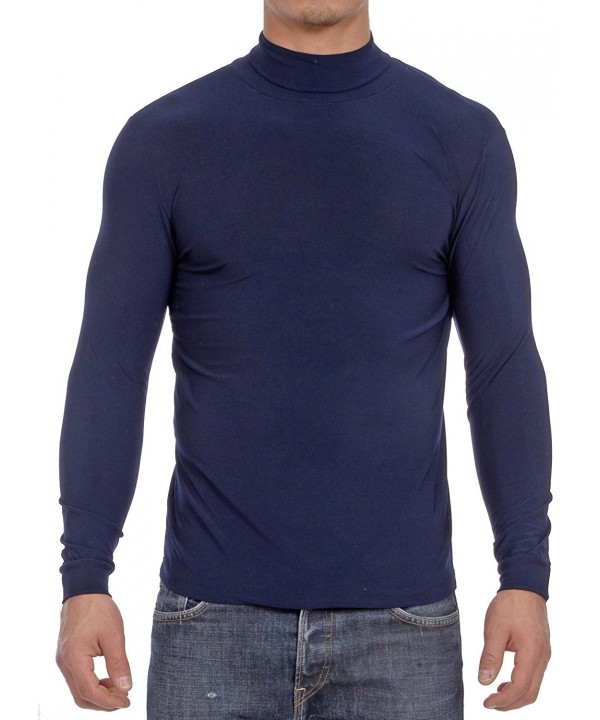 Men's Activewear Turtleneck - Navy - CP18760ZHDM