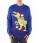 Mens Ugly Christmas Sweater T Rex