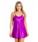 Jovannie Satin Chemise Purple XL