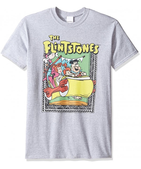 Flintstones Tribal Border Flintmobile T Shirt