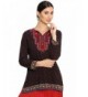 BIBA Womens Straight Kurti Black