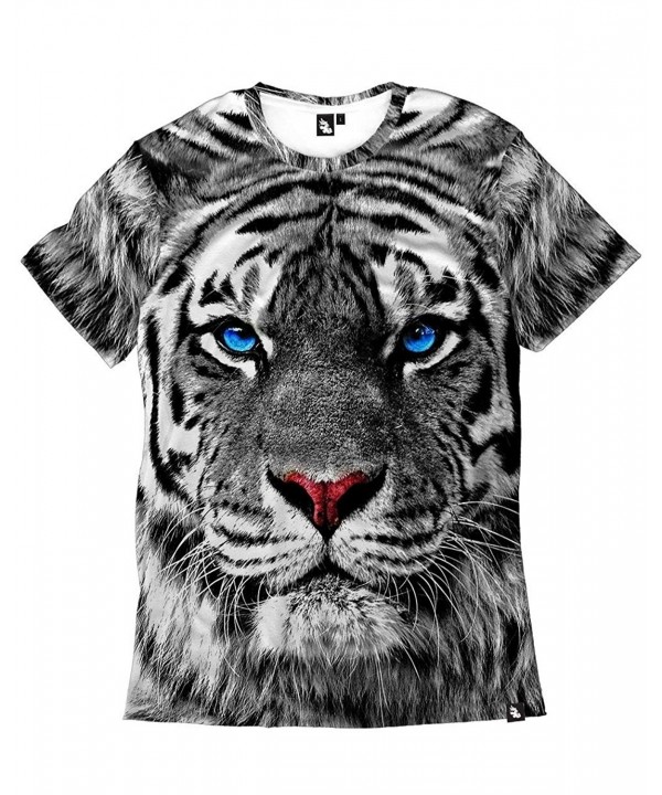 iHeartRaves White Tiger Short Sleeve