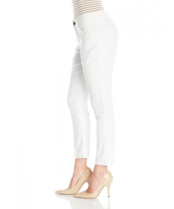 Women's Petite White Denim Skinny Jean - White - CT12O7WSH7M