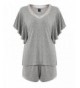 Suzicca Womens V Neck Sleepwear Sleeve