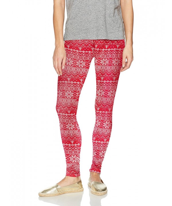 Derek Heart Christmas Leggings Snowflake