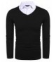 COOFANDY Casual Piece Collar Sleeve