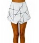RUIGO Womens High waisted Asymmetrical Shorts