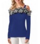 StyleDome Womens Shoulder Blouse Embroidered