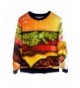 Pink Queen Hamburger Pullover Sweatshirt