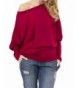 Sexyshine Womens Autumn Batwing Off Shoulder