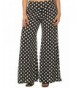 Moa Womens Palazzo Pants Polka