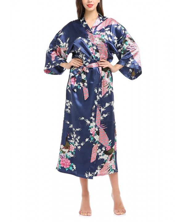 missfashion Printed Blossoms Sleepwear Blue