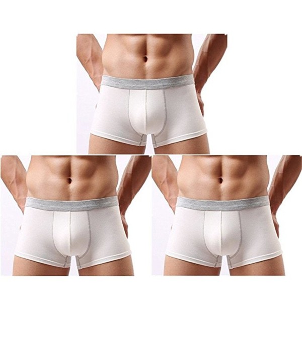 Mens Underwear Rise Medium White3
