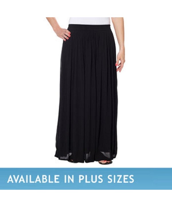 Chaudry Ladies Pull on Skirt Black Medium