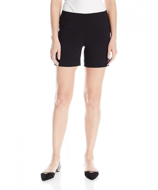 SLIM SATION Womens Pull Short Black