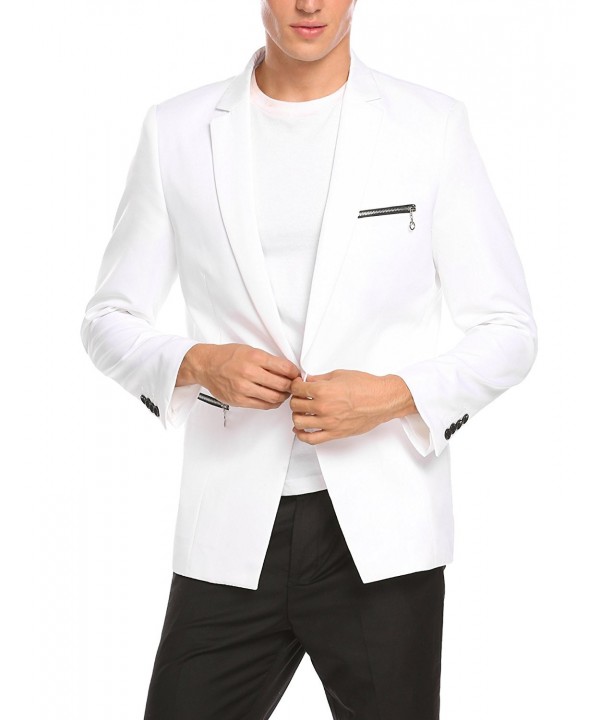 COOFANDY Blazer Casual Button Jacket