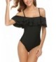 Avidlove Ruffle Bodycon Bodysuit Swimwear