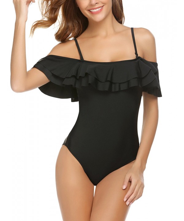 Avidlove Ruffle Bodycon Bodysuit Swimwear