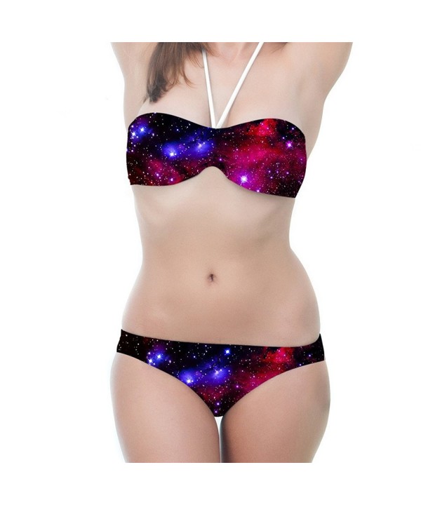 Bigcardesigns Womens Bikinis Two piece Galaxy