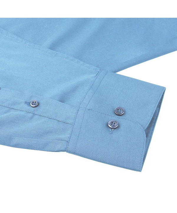 Turquoise Colored Men's Dress Shirt Classic Style Long Sleeve 15.5-32/ ...