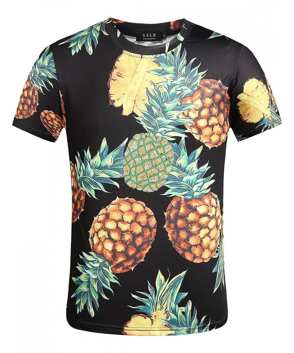SSLR Pineapple Hawaiian Regular T Shirts