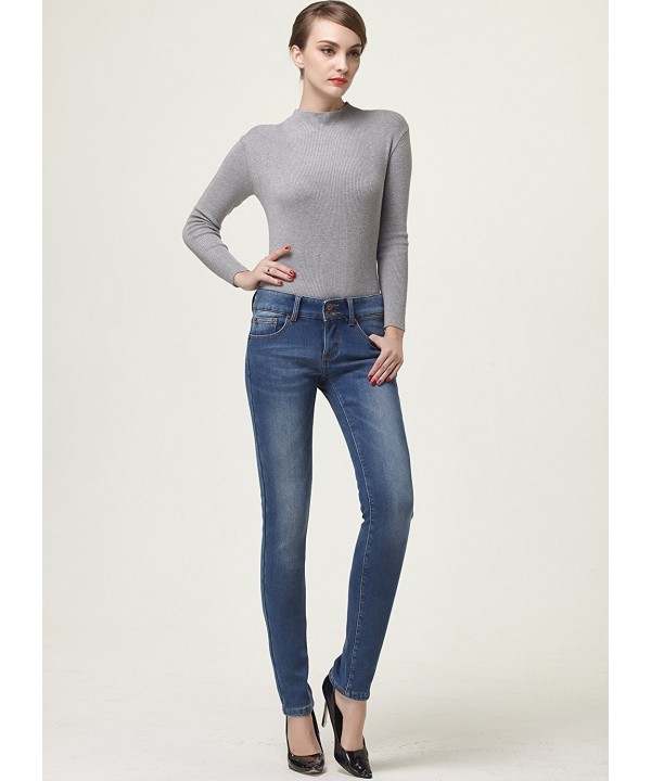 fleece lined jeans women's