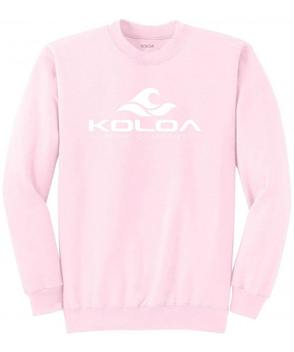 Joes USA Classic Crewneck Sweatshirt LightPink