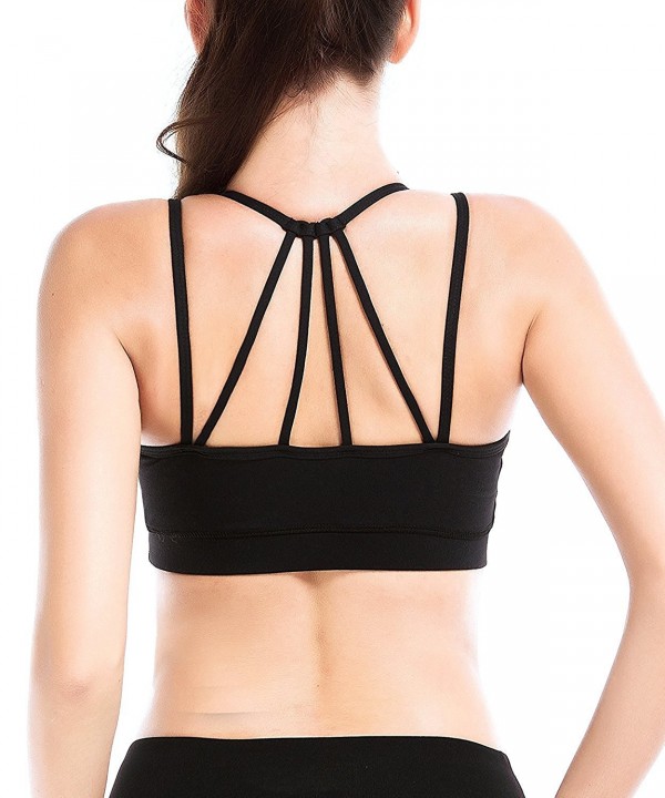 YIANNA Support Strappy Wirefree YA BRA146 Black XL