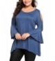 INVOLAND Shoulder Sleeve Neckline Tunics