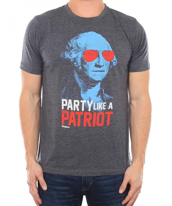 Mens Party Patriot Drinking Shirt