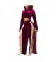 Women Sleeve Jumpsuits Clubwear Purple