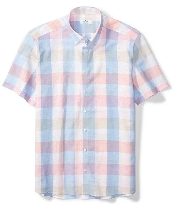 Classic Sleeve Blue Pink - Blue & Pink Check - C3184M3LM8C