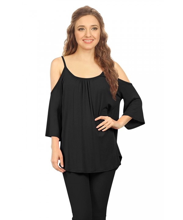 Simlu Womens Shoulder Spaghetti Top