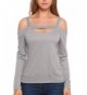 Womens Shoulder Sleeve Knitted Shirt