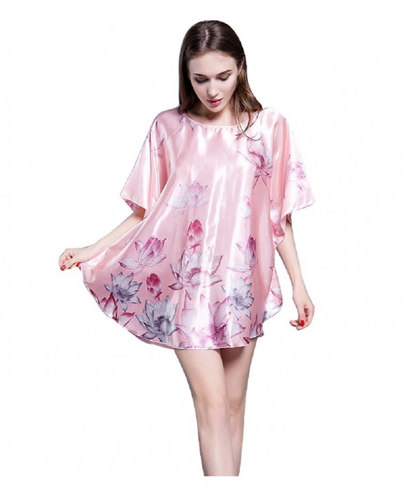 SexyTown Womens Batwing Sleeve Nightgown