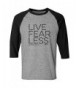 Live Fearless Adult Raglan Christian