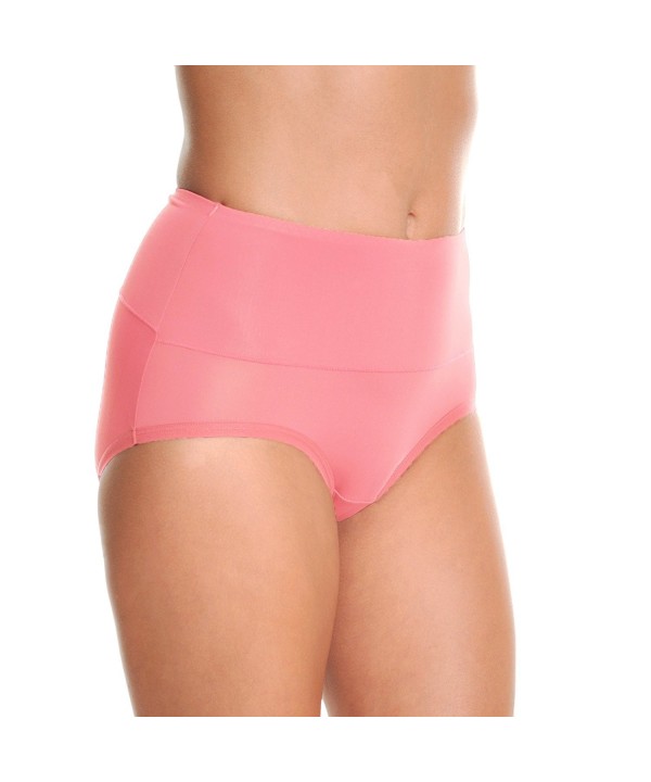 Angelina Cotton High Waist Panties with Elastic Waistband (6-Pack