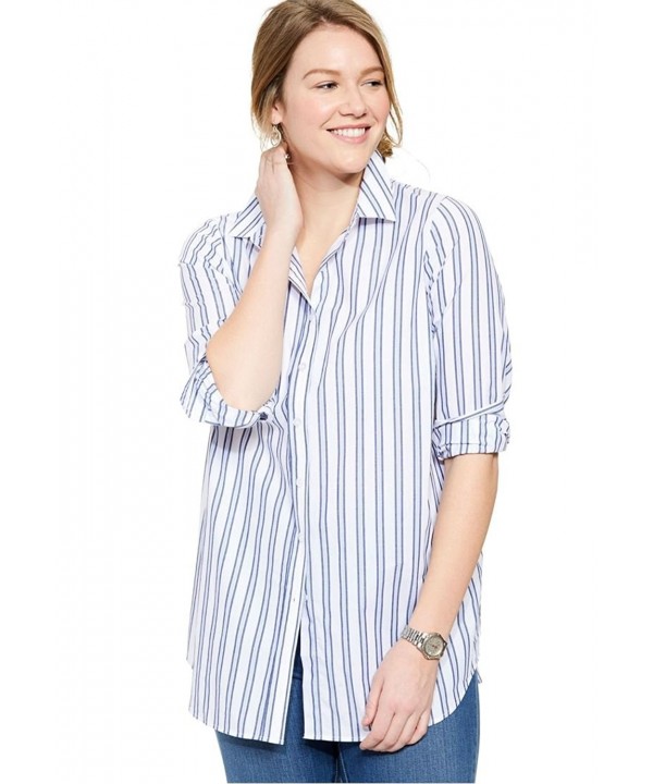 Womens Sleeve Perfect Evening Stripes