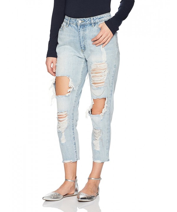 UNIONBAY Womens Jules Rhinestone Denim