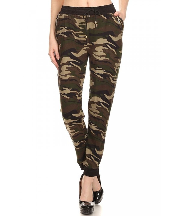 LA12ST Camoflage Military Drawstring JoggerPants